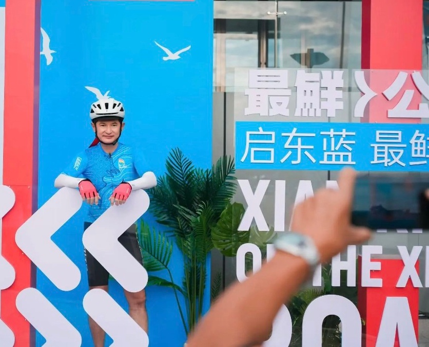 喜爱骑行的张栩铨