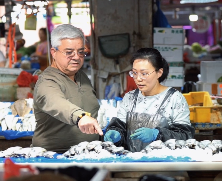 Stephane在菜市场