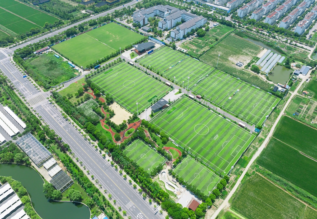 珂缔缘足球训练基地鸟瞰图