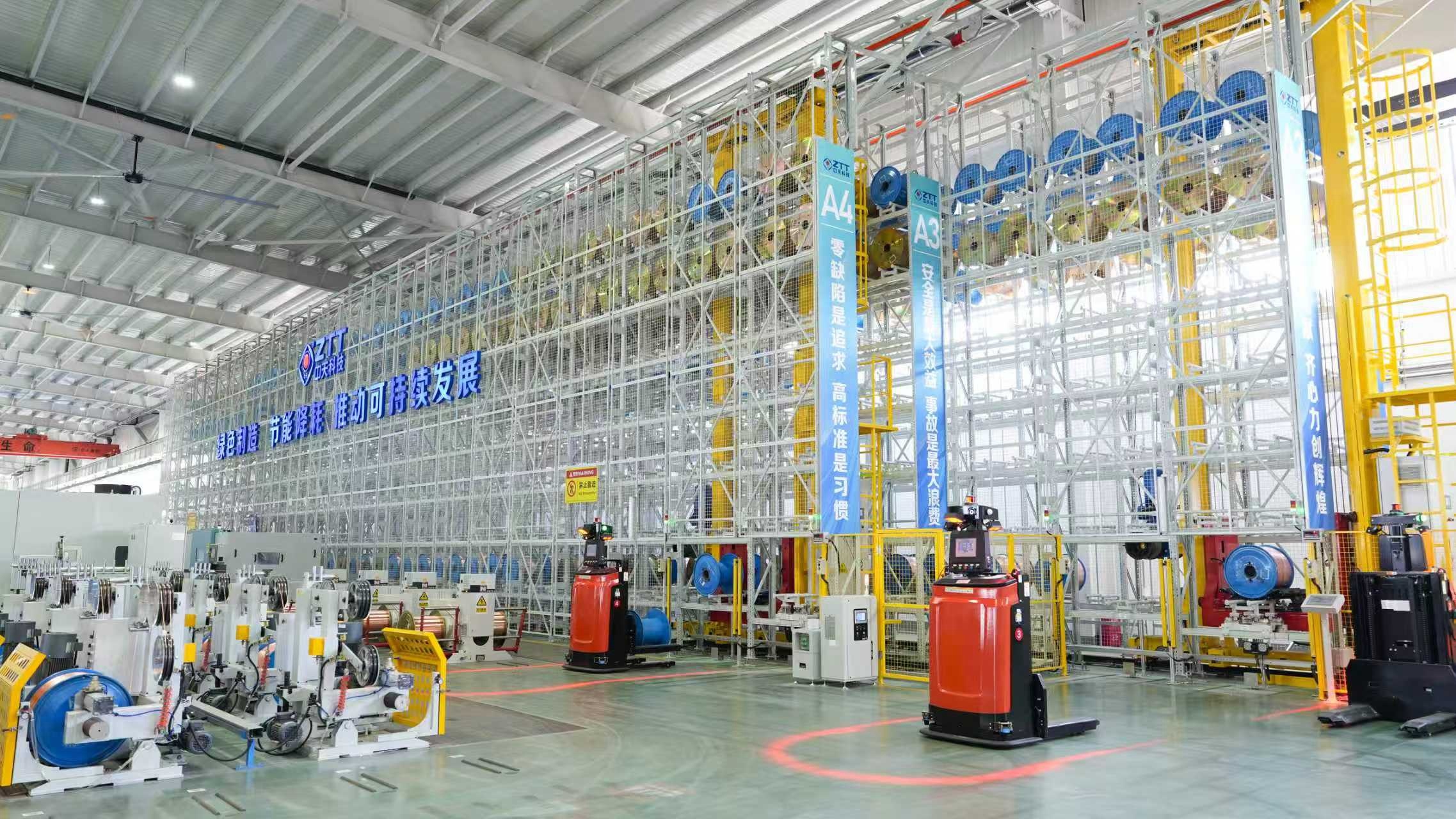 中天耐丝有限公司生产车间。徐书影&nbsp;摄