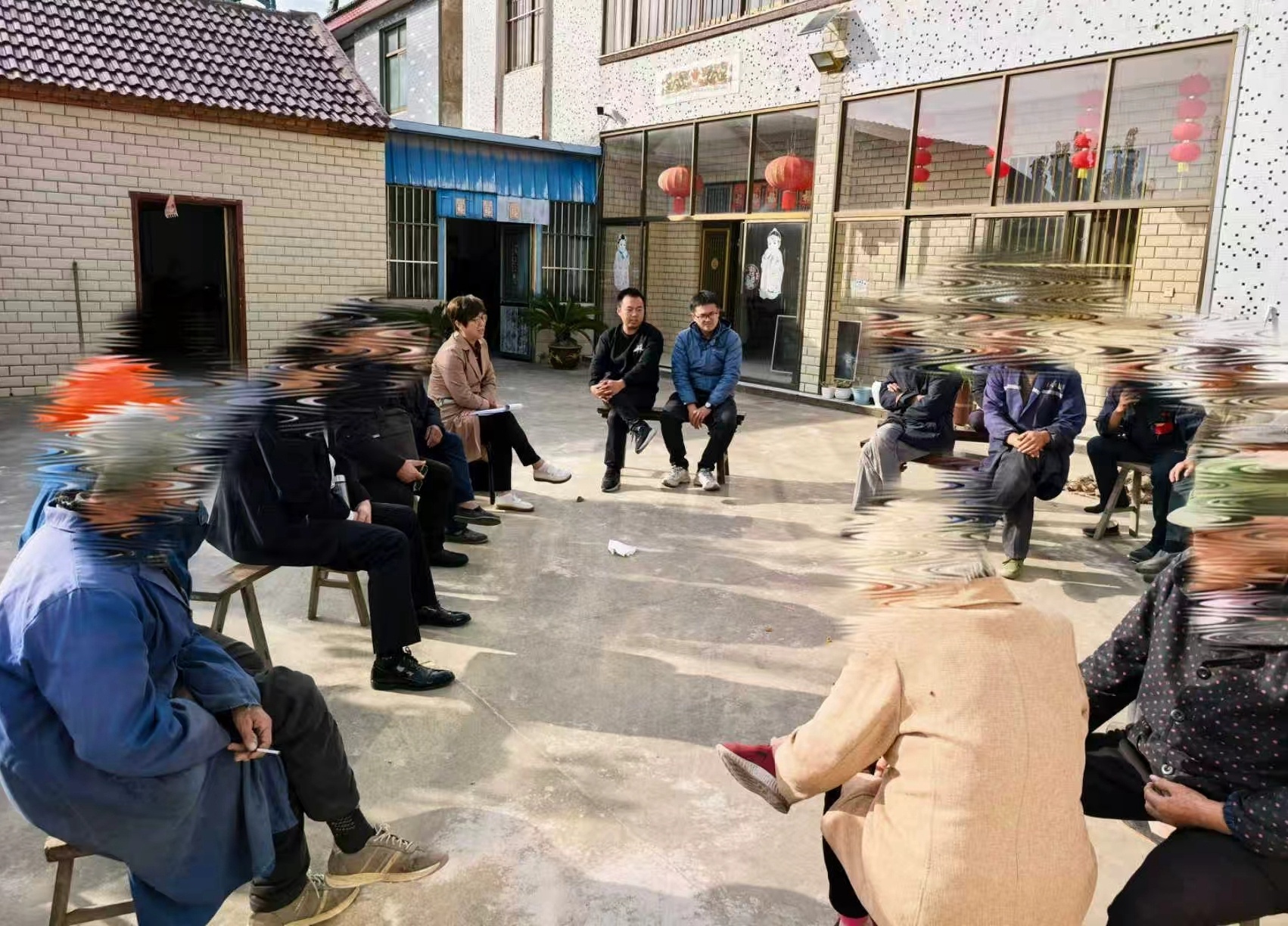 调解现场。海安市综治中心供图