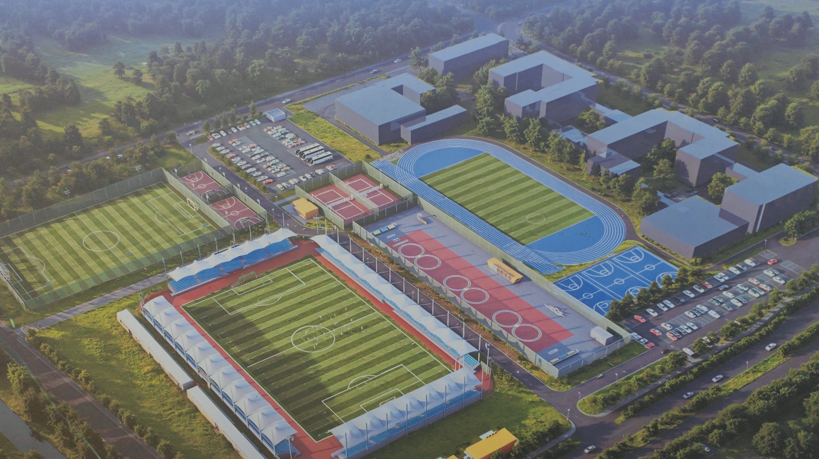 凤山足球营地效果图