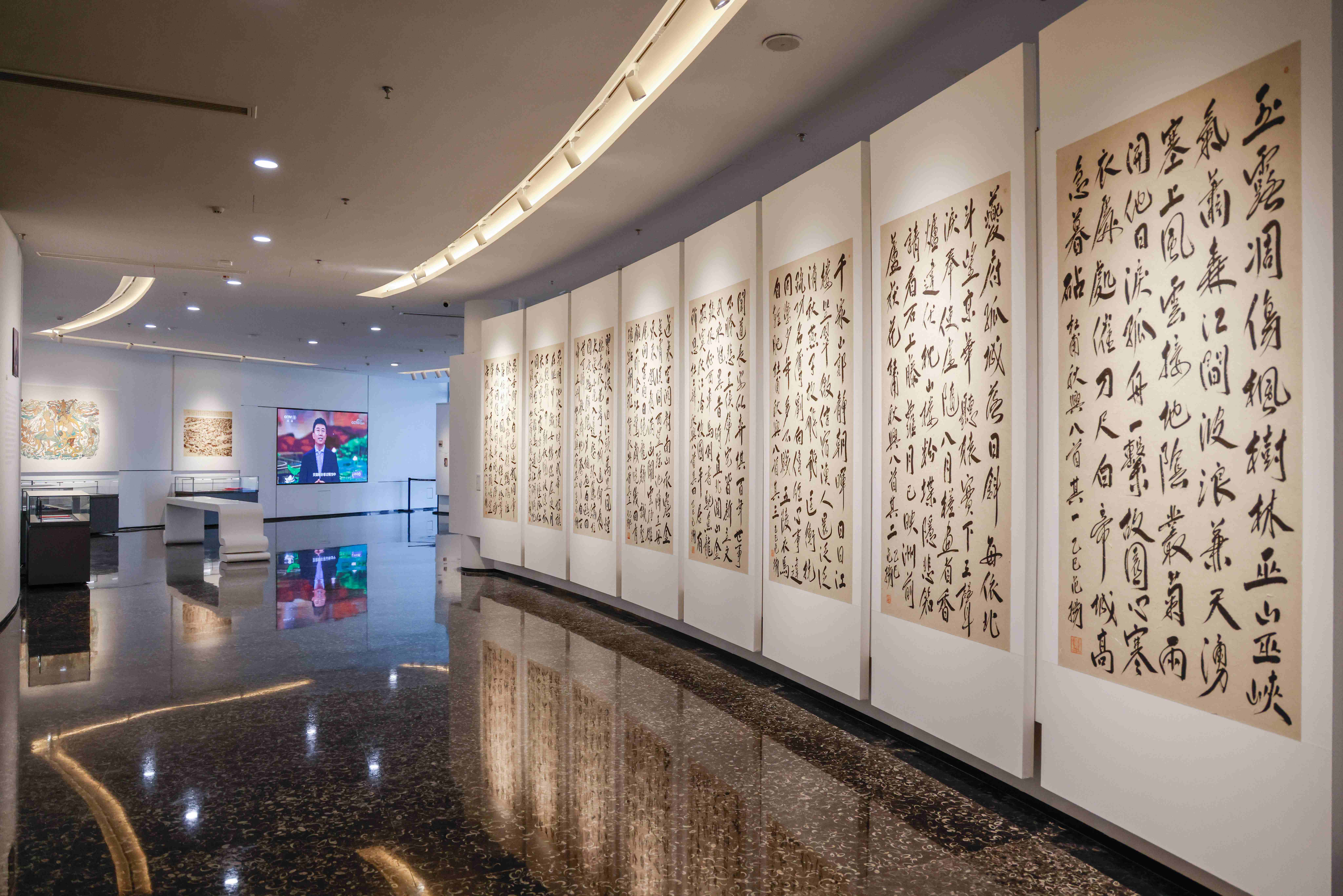 范扬艺术馆作品展区